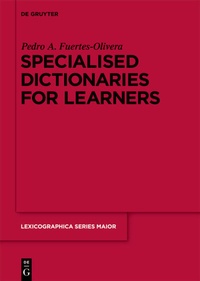 Abbildung von: Specialised Dictionaries for Learners - De Gruyter