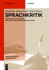 Abbildung von: Sprachkritik - De Gruyter
