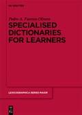Cover: Specialised Dictionaries for Learners - De Gruyter