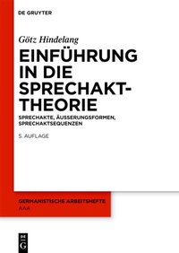 Abbildung von: Einführung in die Sprechakttheorie - De Gruyter