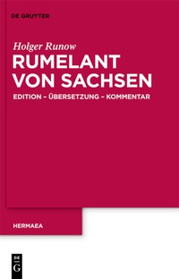 Enlarge image Cover: Rumelant von Sachsen - De Gruyter