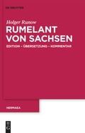 Cover: Rumelant von Sachsen - De Gruyter