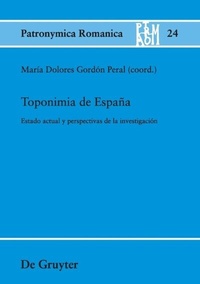 Abbildung von: Toponimia de España - De Gruyter