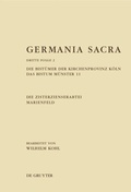 Cover: Die Bist&uuml;mer der Kirchenprovinz K&ouml;ln. Das Bistum M&uuml;nster 11. Die Zisterzienserabtei Marienfeld - De Gruyter