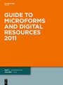 Cover: Guide to Microforms and Digital Resources / Author Title and Subject Guide - De Gruyter Saur