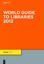 Cover: World Guide to Libraries 2012 - De Gruyter Saur