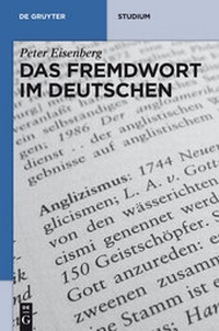 Abbildung von: Das Fremdwort im Deutschen - De Gruyter