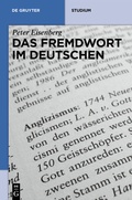 Cover: Das Fremdwort im Deutschen - De Gruyter Mouton