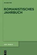 Cover: Romanistisches Jahrbuch / 2010 - De Gruyter