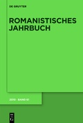 Cover: Romanistisches Jahrbuch / 2010 - De Gruyter
