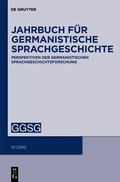 Cover: Jahrbuch f&uuml;r Germanistische Sprachgeschichte - De Gruyter