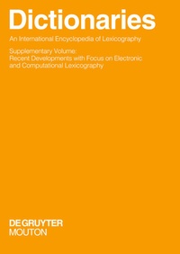 Abbildung von: Dictionaries. An International Encyclopedia of Lexicography - De Gruyter Mouton