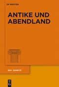Cover: Antike und Abendland / 2011 - De Gruyter
