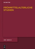 Cover: Fr&uuml;hmittelalterliche Studien / 2010 - De Gruyter