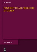 Cover: Fr&uuml;hmittelalterliche Studien / 2010 - De Gruyter