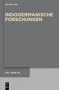 Cover: Indogermanische Forschungen / 2011 - De Gruyter