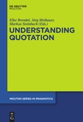 Cover: Understanding Quotation - De Gruyter Mouton