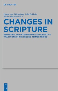 Enlarge image Cover: Changes in Scripture - De Gruyter