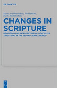 Enlarge image Cover: Changes in Scripture - De Gruyter