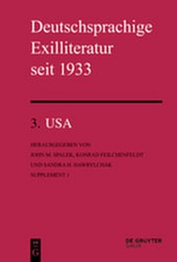 Abbildung von: Deutschsprachige Exilliteratur seit 1933 / USA - De Gruyter Saur