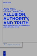 Cover: Allusion, Authority, and Truth - De Gruyter