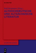 Cover: Althochdeutsche und alts&auml;chsische Literatur - De Gruyter