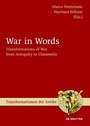 Cover: War in Words - De Gruyter