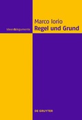 Cover: Regel und Grund - De Gruyter