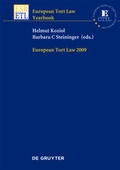 Cover: European Tort Law Yearbook / 2009 - De Gruyter