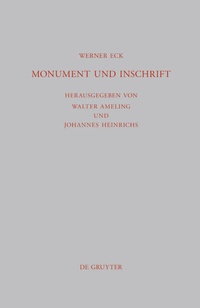 Abbildung von: Monument und Inschrift - De Gruyter