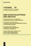 Cover: Der Schutzauftrag des Rechts - De Gruyter