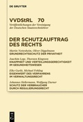 Cover: Der Schutzauftrag des Rechts - De Gruyter