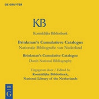 Abbildung von: Brinkman's Cumulatieve Catalogus / Brinkman's Cumulatieve Catalogus. Ausgabe 2011 - De Gruyter Saur