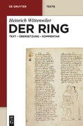 Cover: Der Ring - De Gruyter