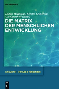 Abbildung von: Die Matrix der menschlichen Entwicklung - De Gruyter