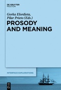 Cover: Prosody and Meaning - De Gruyter Mouton