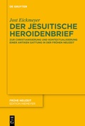 Cover: Der jesuitische Heroidenbrief - De Gruyter