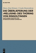 Abbildung von: Die Überlieferung der >Melusine< des Thüring von Ringoltingen - De Gruyter Mouton