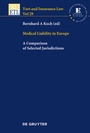 Cover: Medical Liability in Europe - De Gruyter
