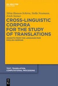 Abbildung von: Cross-Linguistic Corpora for the Study of Translations - De Gruyter Mouton