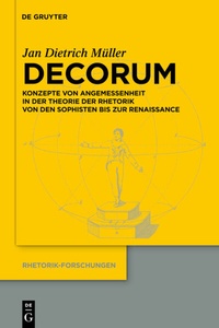 Abbildung von: Decorum - De Gruyter