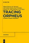 Cover: Tracing Orpheus - De Gruyter