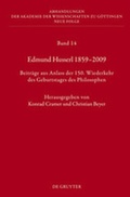 Cover: Edmund Husserl 1859-2009 - De Gruyter