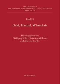 Enlarge image Cover: Geld, Handel, Wirtschaft - De Gruyter