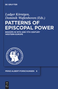 Enlarge image Cover: Patterns of Episcopal Power - De Gruyter