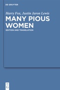 Cover: Many Pious Women - De Gruyter