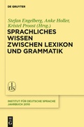 Cover: Sprachliches Wissen zwischen Lexikon und Grammatik - De Gruyter
