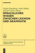 Cover: Sprachliches Wissen zwischen Lexikon und Grammatik - De Gruyter