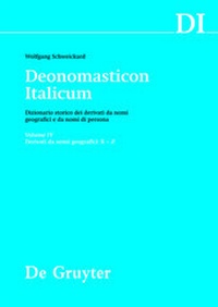 Abbildung von: Deonomasticon Italicum (DI) / Derivati da nomi geografici (R-Z) - De Gruyter