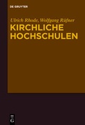Cover: Kirchliche Hochschulen - De Gruyter
